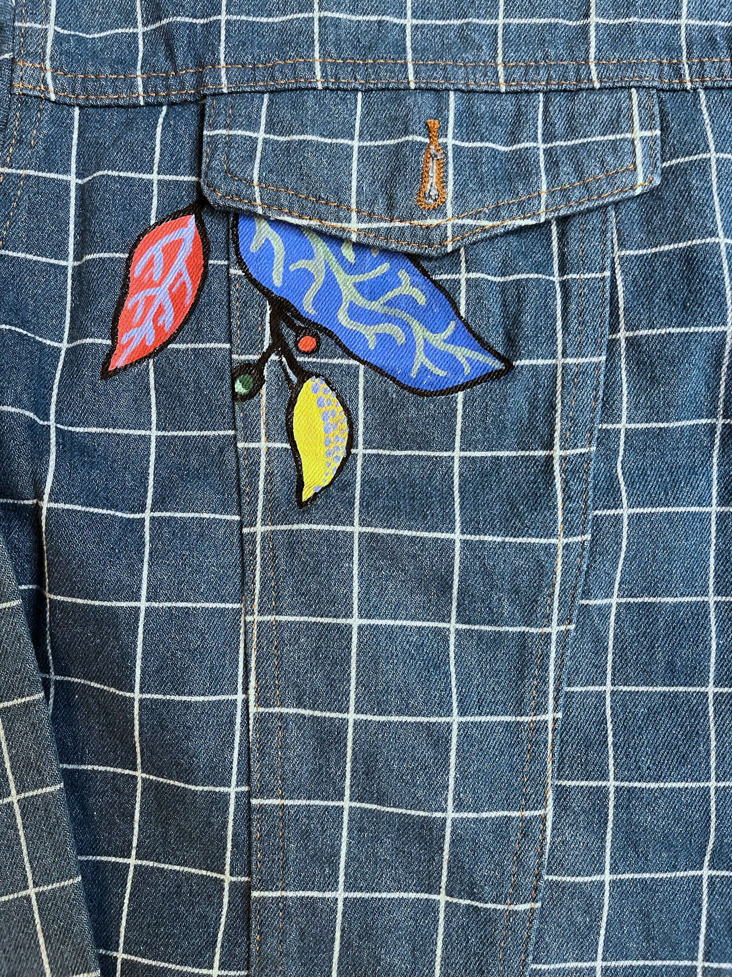 GRID DENIM SHIRT
